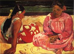 Paul Gauguin Tahitian Women(on the Beach) china oil painting image